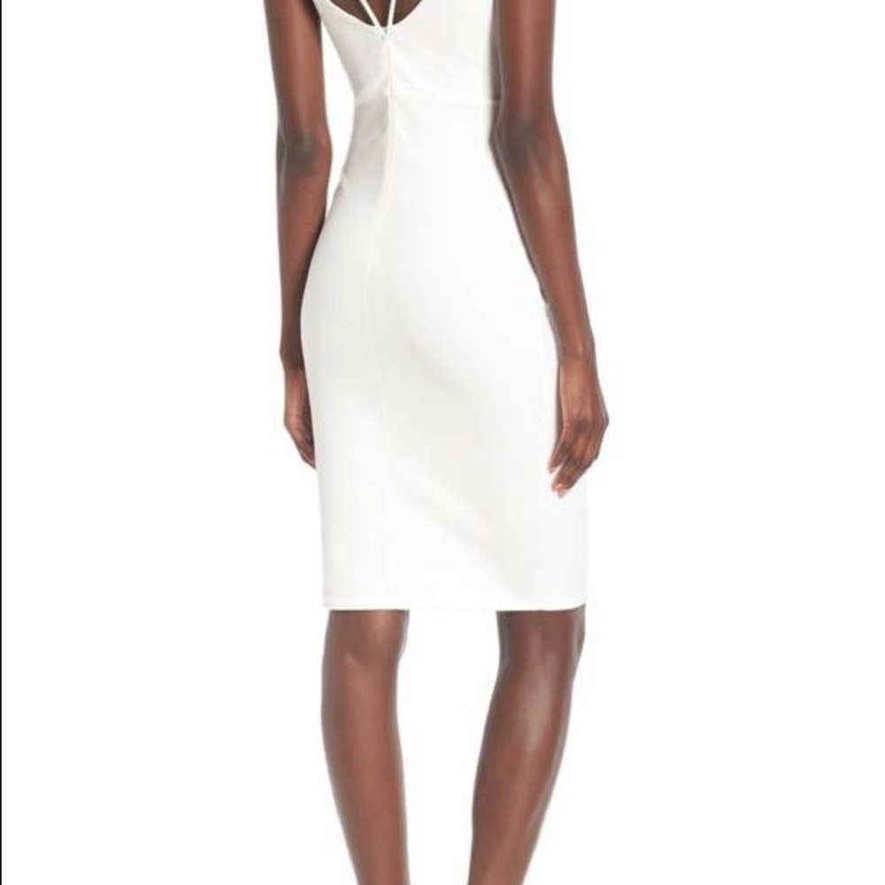 White Bodycon Dress - Picture 2 of 2